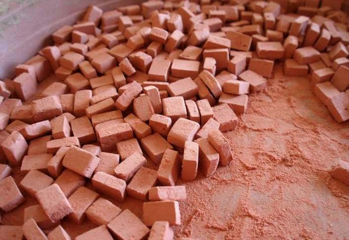 Пластелиновые крпичи 10х20х5